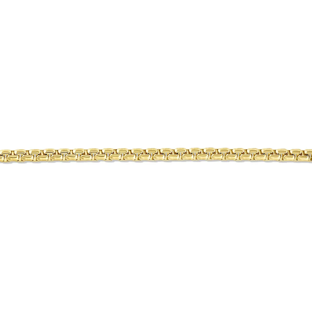 14Y 4.0mm Solid Round Box Chain 22"