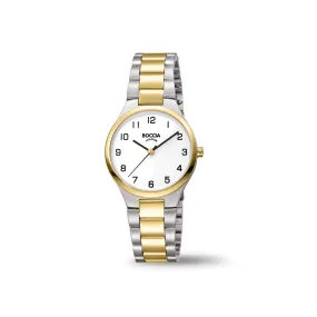 3347-02 - Womens Two-Tone Titanium Dress Watch