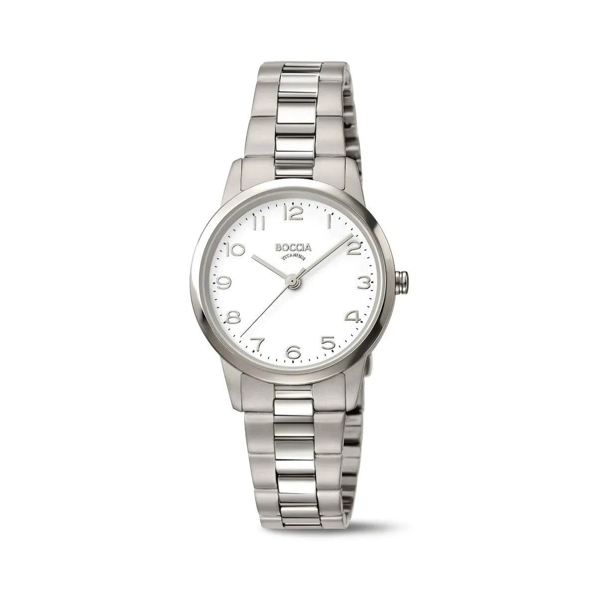 3358-01 - Womens Titanium with Bracelet Strap Dress Watch