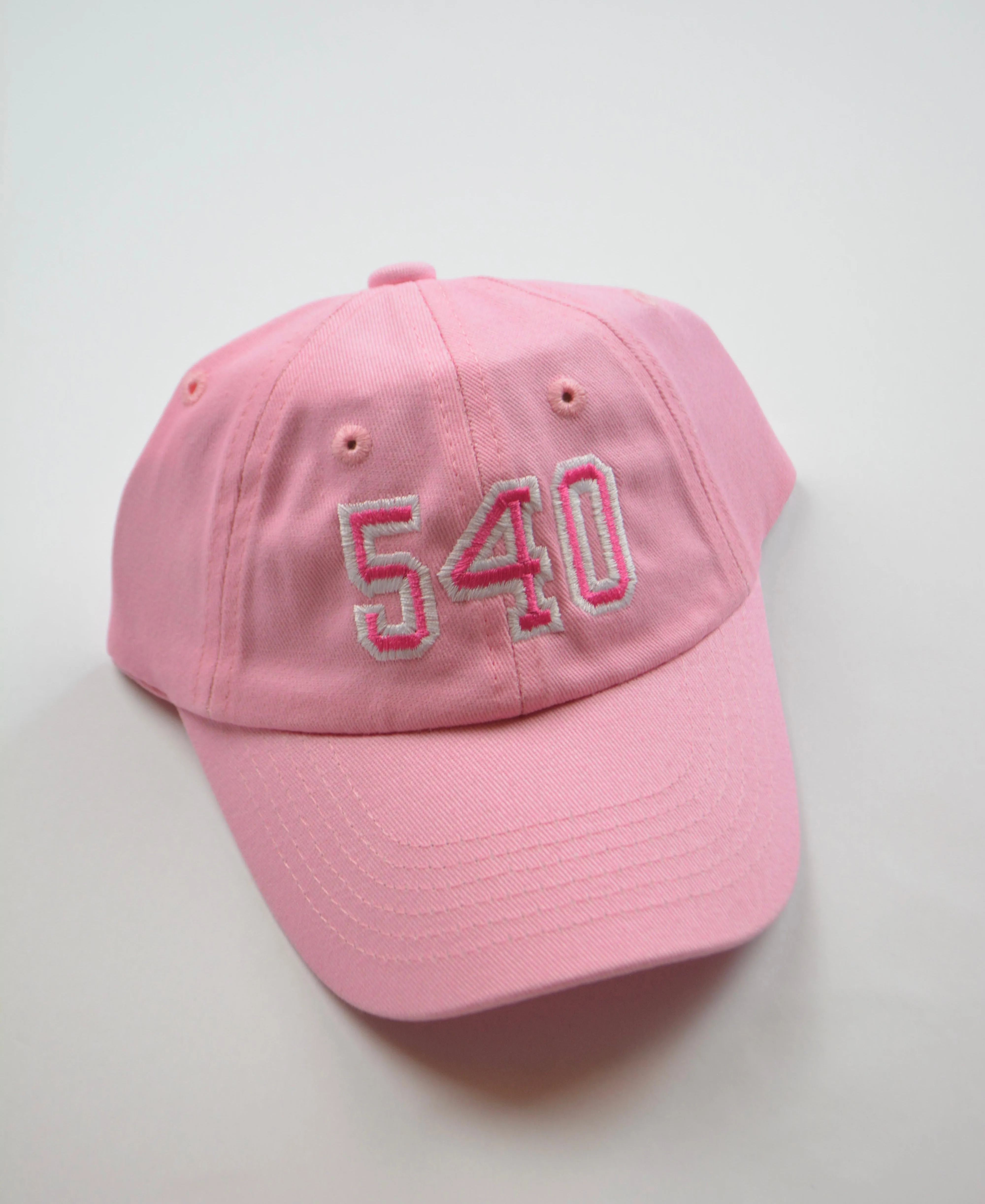 540 Local Bow Baseball Hat: Pink / (0-2 years)