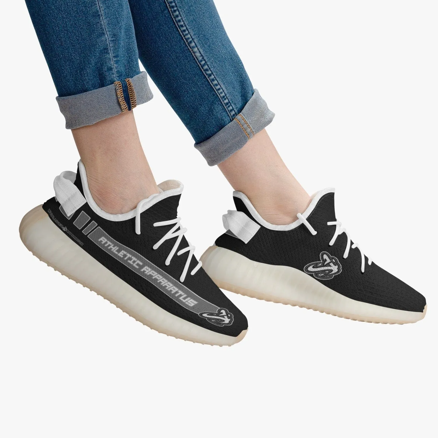 ATHLETIC APPARATUS V2 ADULT UNISEX MESH KNIT SNEAKERS - WHITE