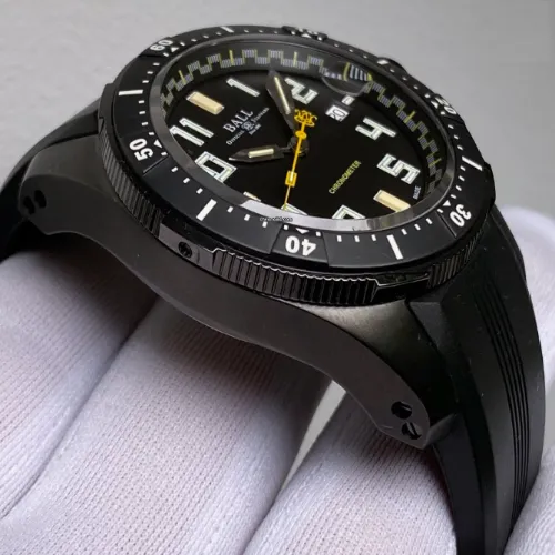 BALL Engineer Hydrocarbon Titanium Chronometer Watch - Black Dial 42mm UNWORN