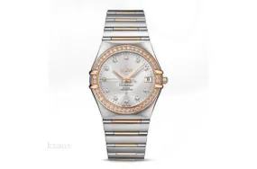 Bargain High Quality Gold Tone Stainless Steel 21 mm Replacement Watch Band 111.25.36.20.52.001_K0018377