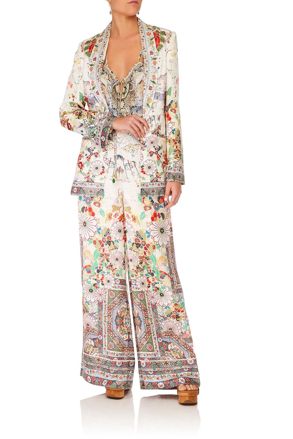 BLAZER WITH CHIFFON CONTRAST TIME AFTER TIME