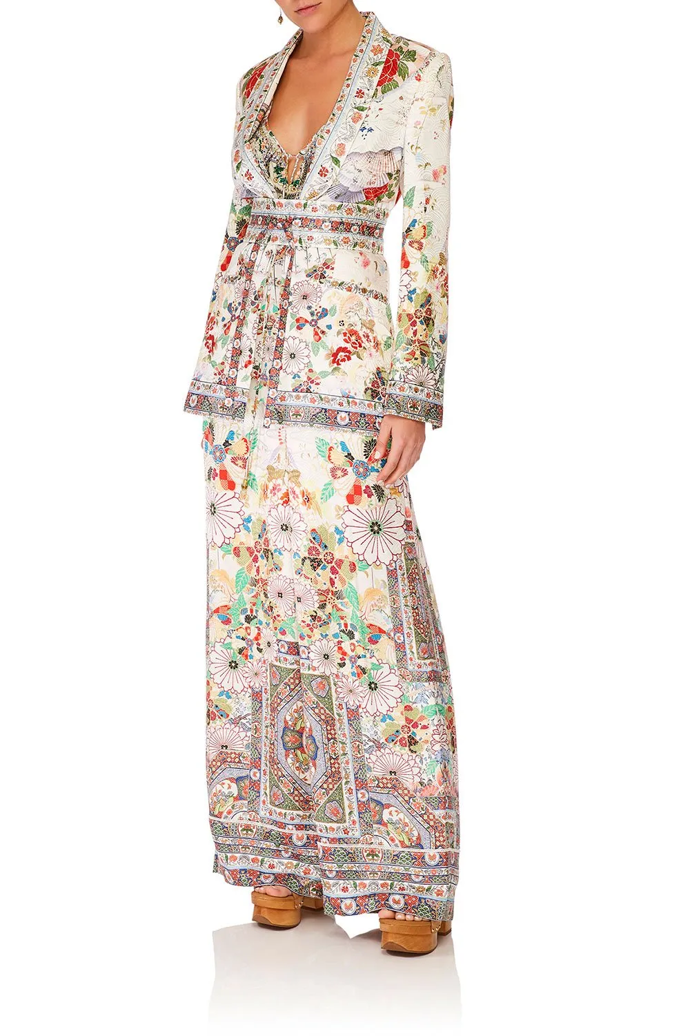 BLAZER WITH CHIFFON CONTRAST TIME AFTER TIME