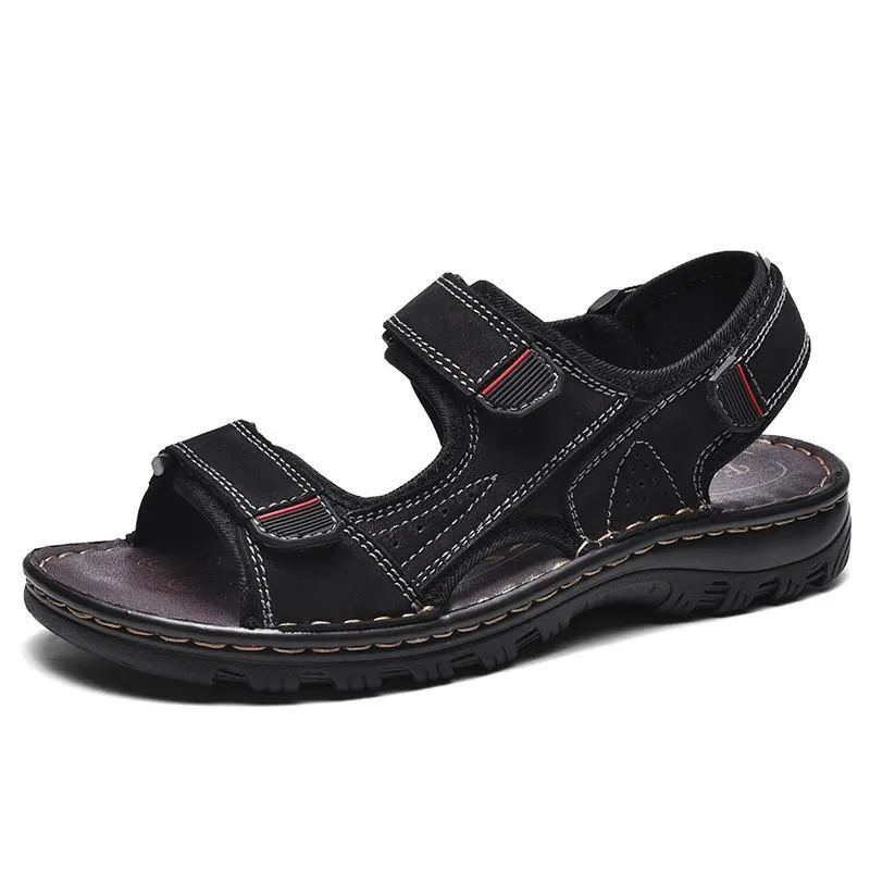Brand Mens Gladiator Sandals Summer Leather Men's Sandals Comfortable Outdoor Men's Wading Shoes