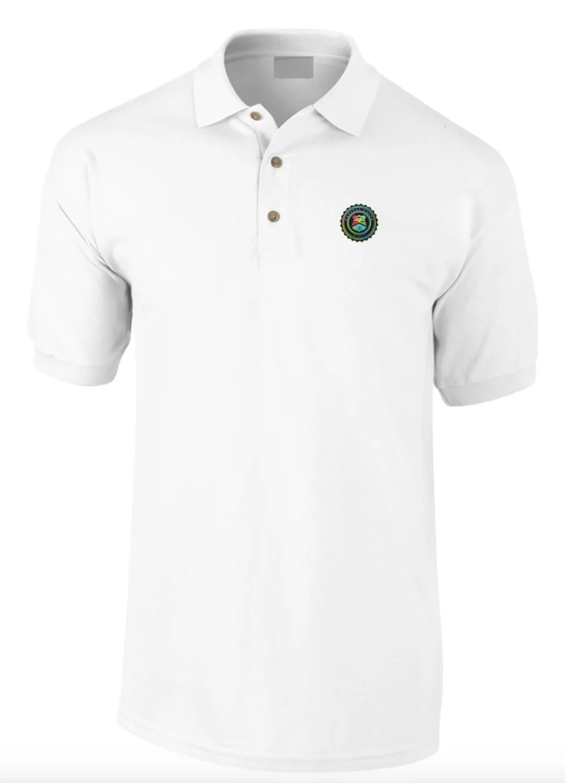 CAPITAL GAINS COUNTRY CLUB BADGE POLO SHIRT
