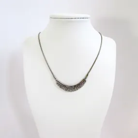 Carolee Crystal Cluster Frontal Necklace