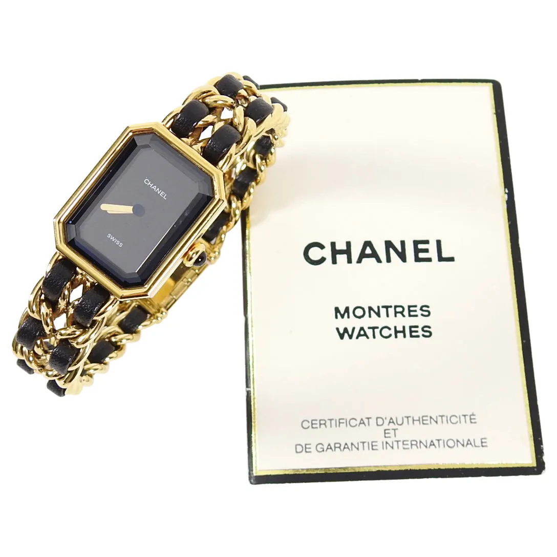 Chanel Vintage 1987 Premiere Watch Chain Link Bracelet