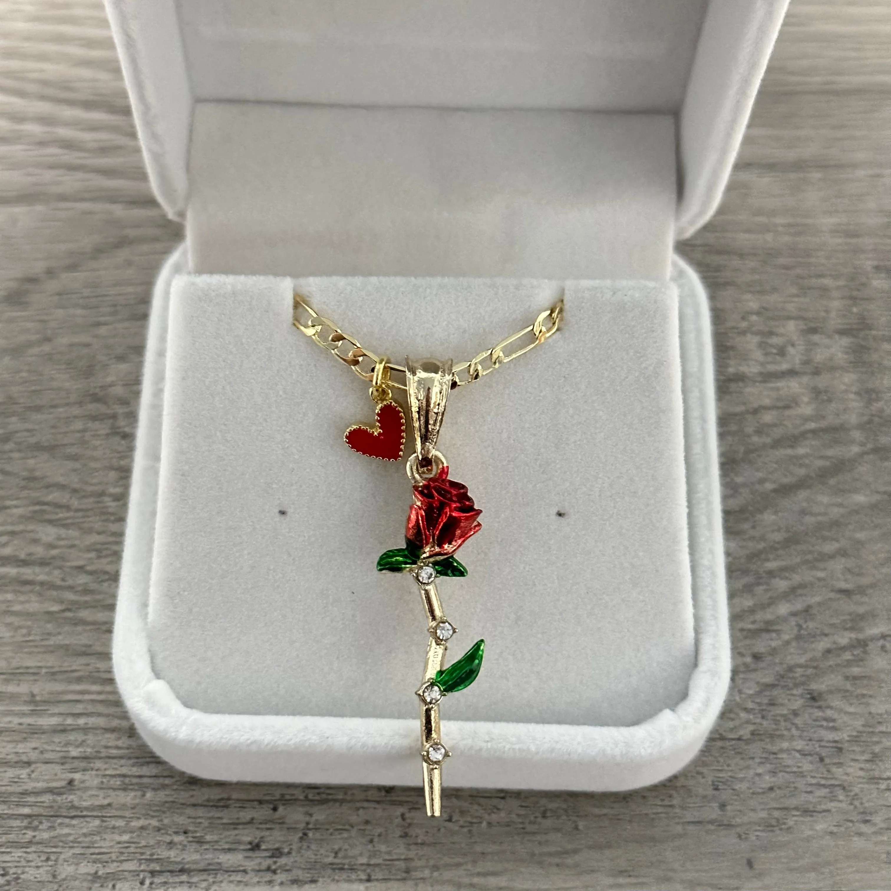 Charm Rose Necklace