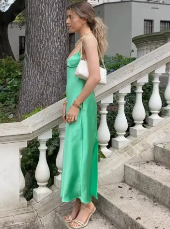 Chic Pink Sleeveless Sheath Prom Dress,Pink Formal Dress Y5285