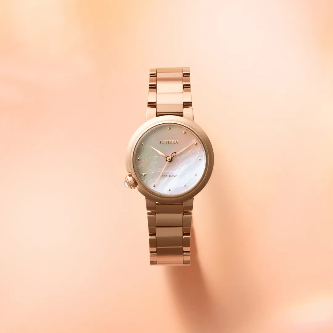 Citizen - EM0912-84Y Ladies Rose Gold Eco-Drive Dress Watch