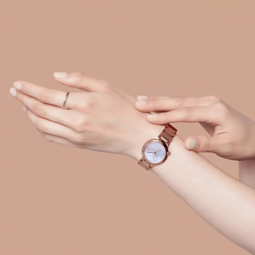 Citizen - EM0912-84Y Ladies Rose Gold Eco-Drive Dress Watch
