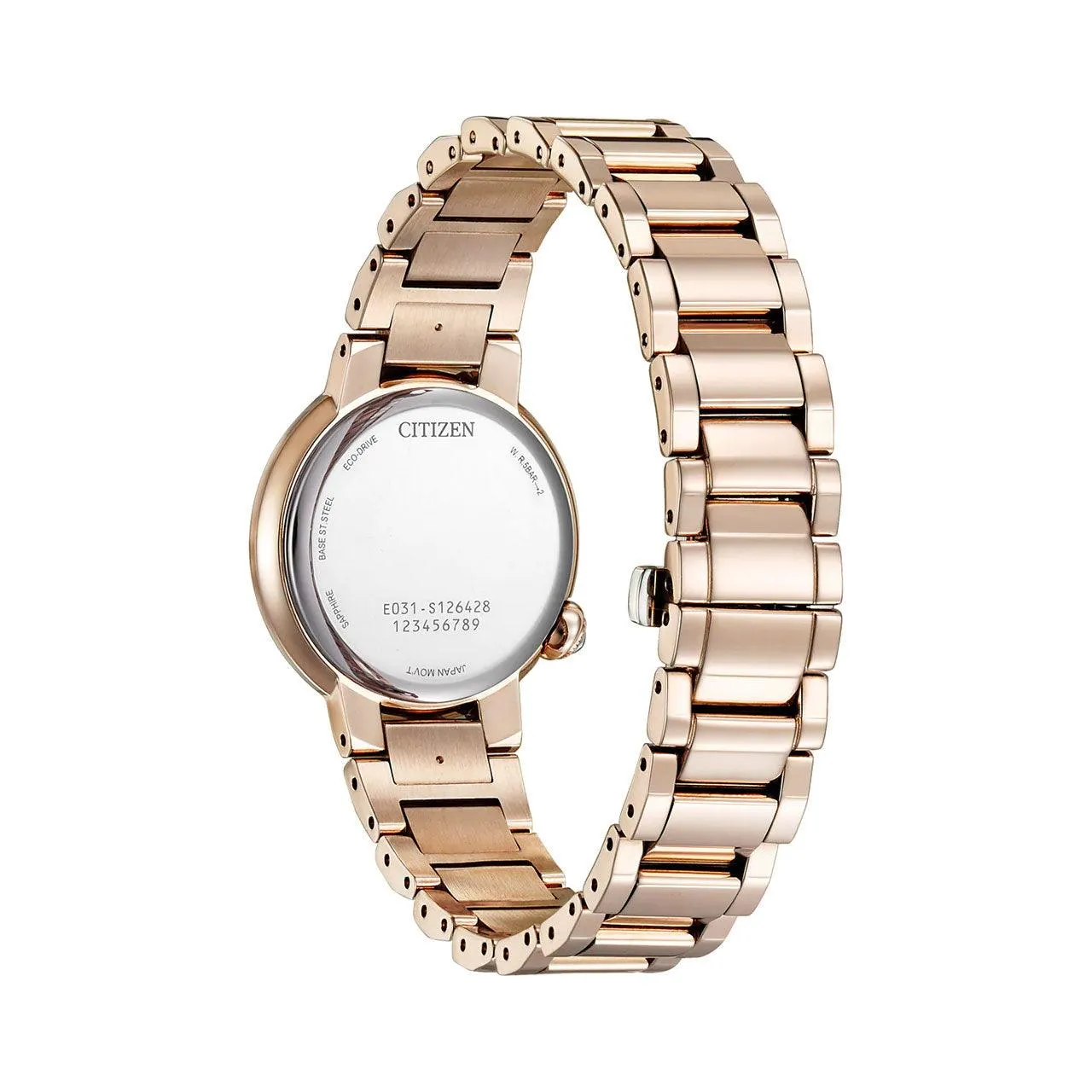 Citizen - EM0912-84Y Ladies Rose Gold Eco-Drive Dress Watch