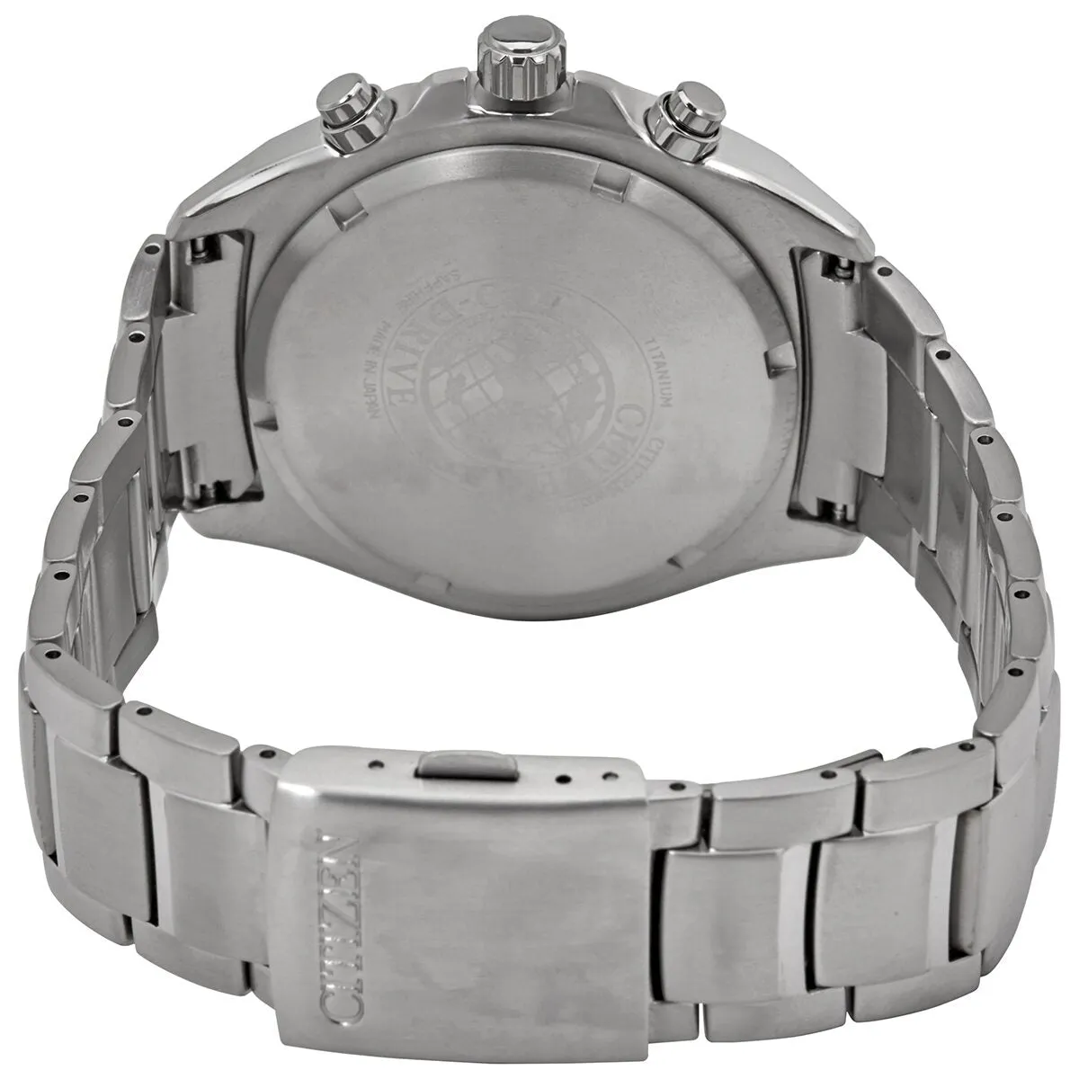 Citizen Titanium Eco-Drive Chronograph Silver Dial Men's Watch CA0190-56B