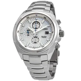 Citizen Titanium Eco-Drive Chronograph Silver Dial Men's Watch CA0190-56B