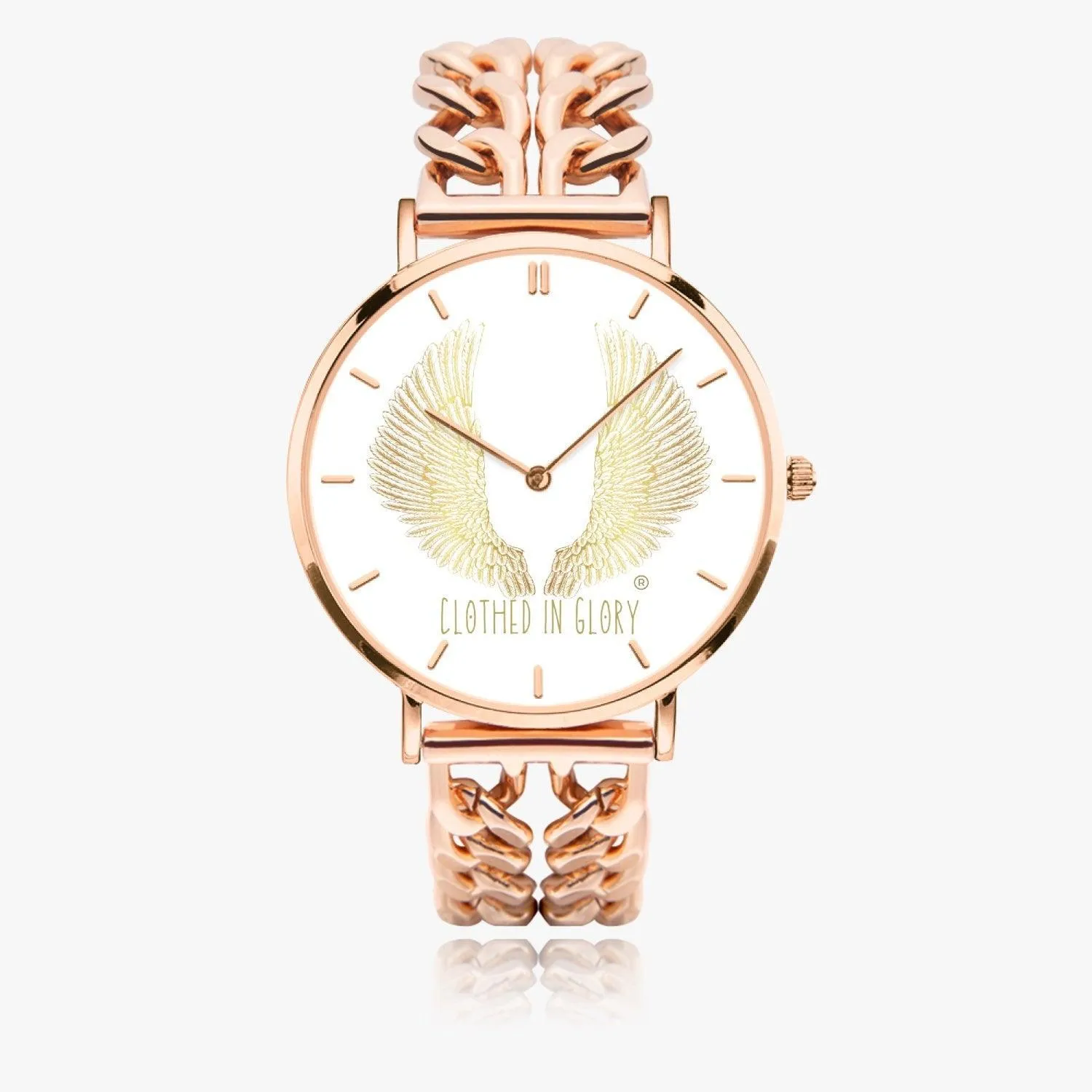 Clothed In Glory Hollow Out Strap Quartz Watch - With Indicators