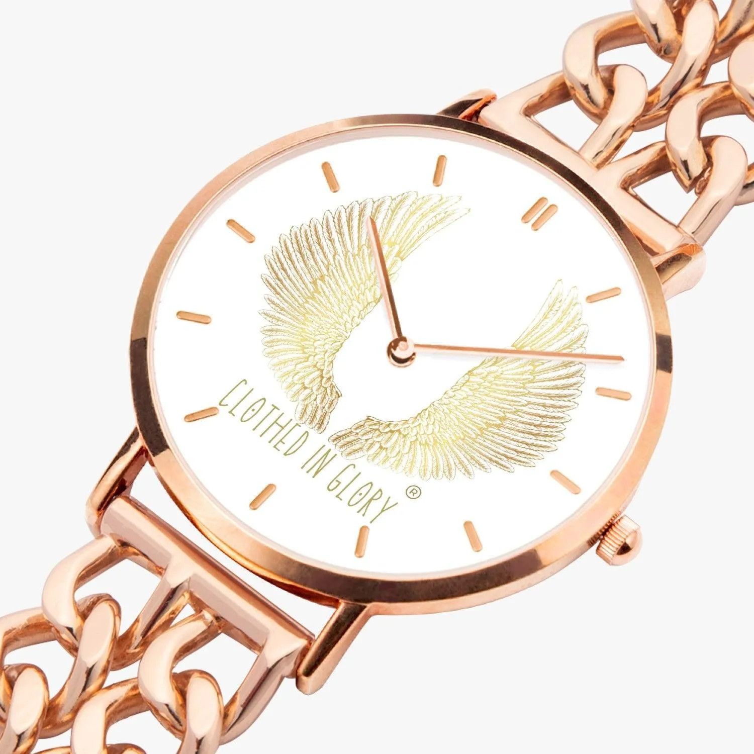 Clothed In Glory Hollow Out Strap Quartz Watch - With Indicators