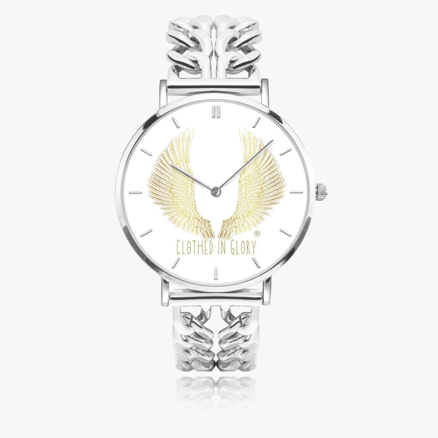 Clothed In Glory Hollow Out Strap Quartz Watch - With Indicators