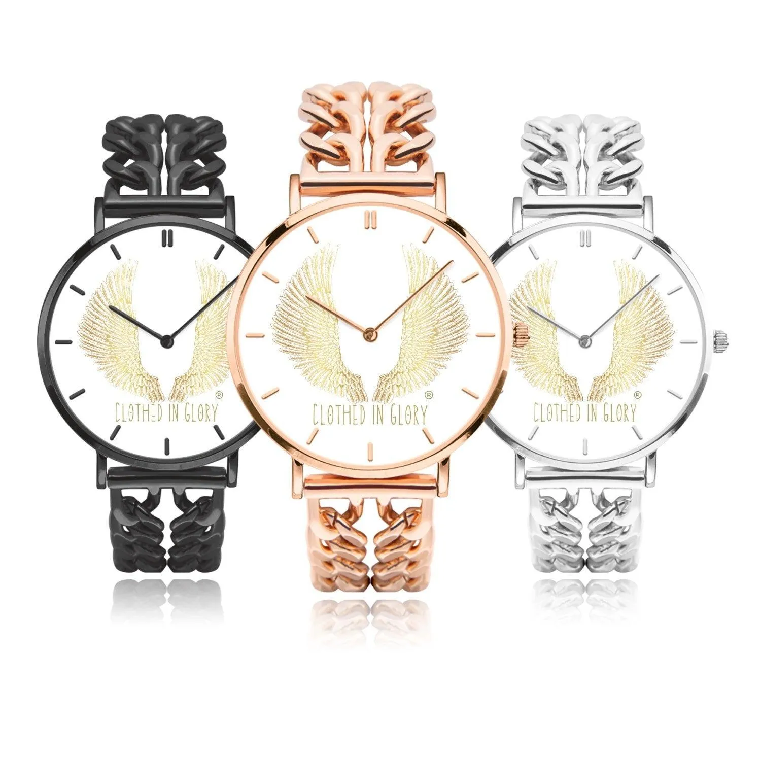 Clothed In Glory Hollow Out Strap Quartz Watch - With Indicators