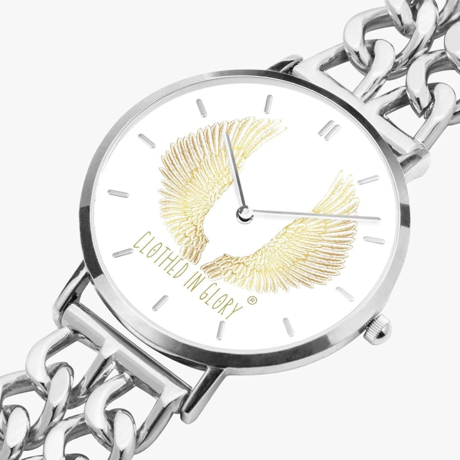 Clothed In Glory Hollow Out Strap Quartz Watch - With Indicators