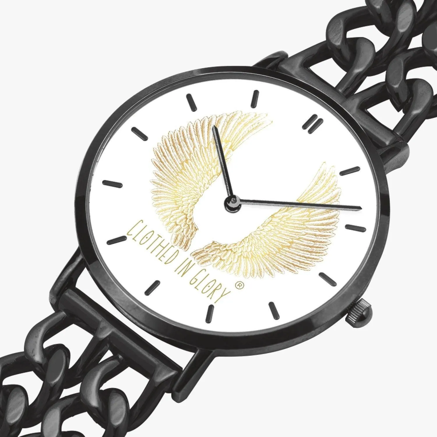 Clothed In Glory Hollow Out Strap Quartz Watch - With Indicators