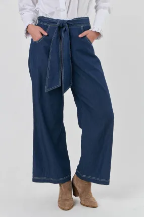 Contrast Stitch Pants