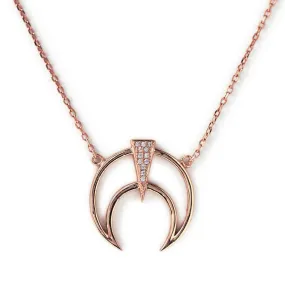 Crescent Pendant Necklace