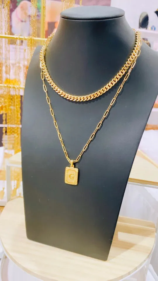 Cuban Layering Necklace