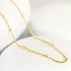 Dainty Beaded Satellite Necklace