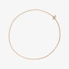DoDo Necklace ESSENTIALS Rose Gold Toggle Ring
