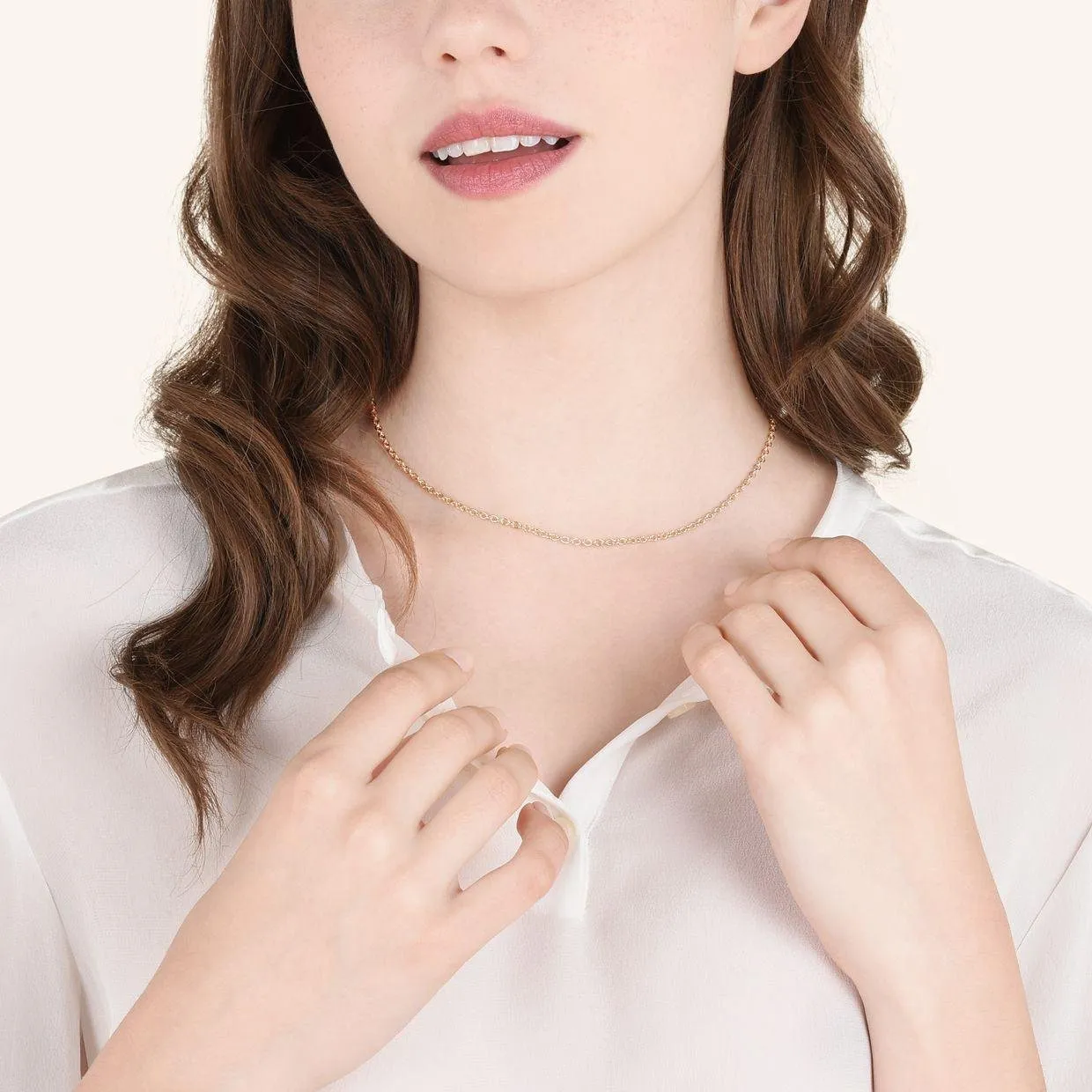 DoDo Necklace ESSENTIALS Rose Gold Toggle Ring