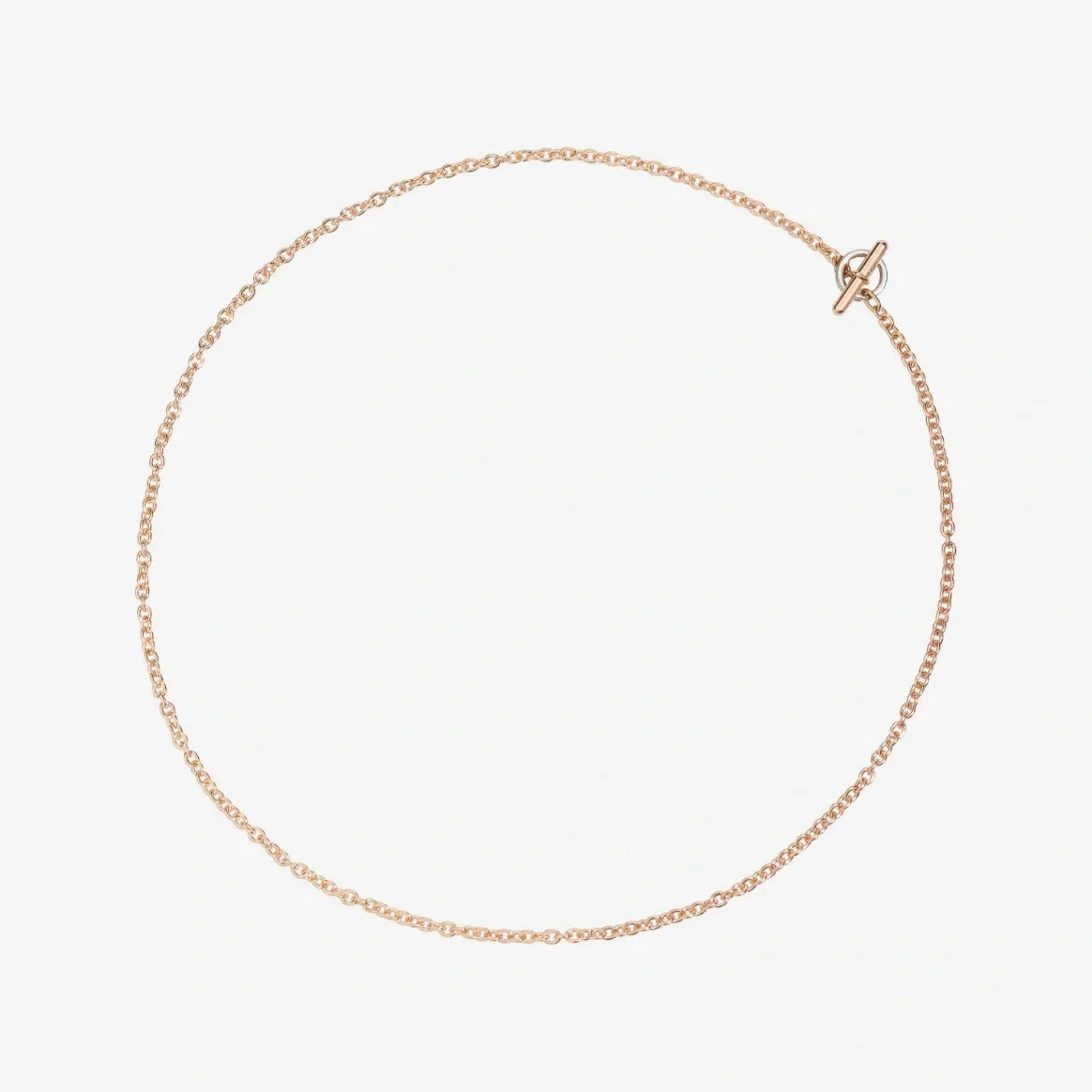 DoDo Necklace ESSENTIALS Rose Gold Toggle Ring