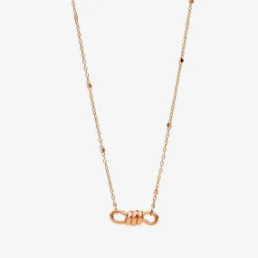 DoDo Necklace NODO Rose Gold with Mini Pendant