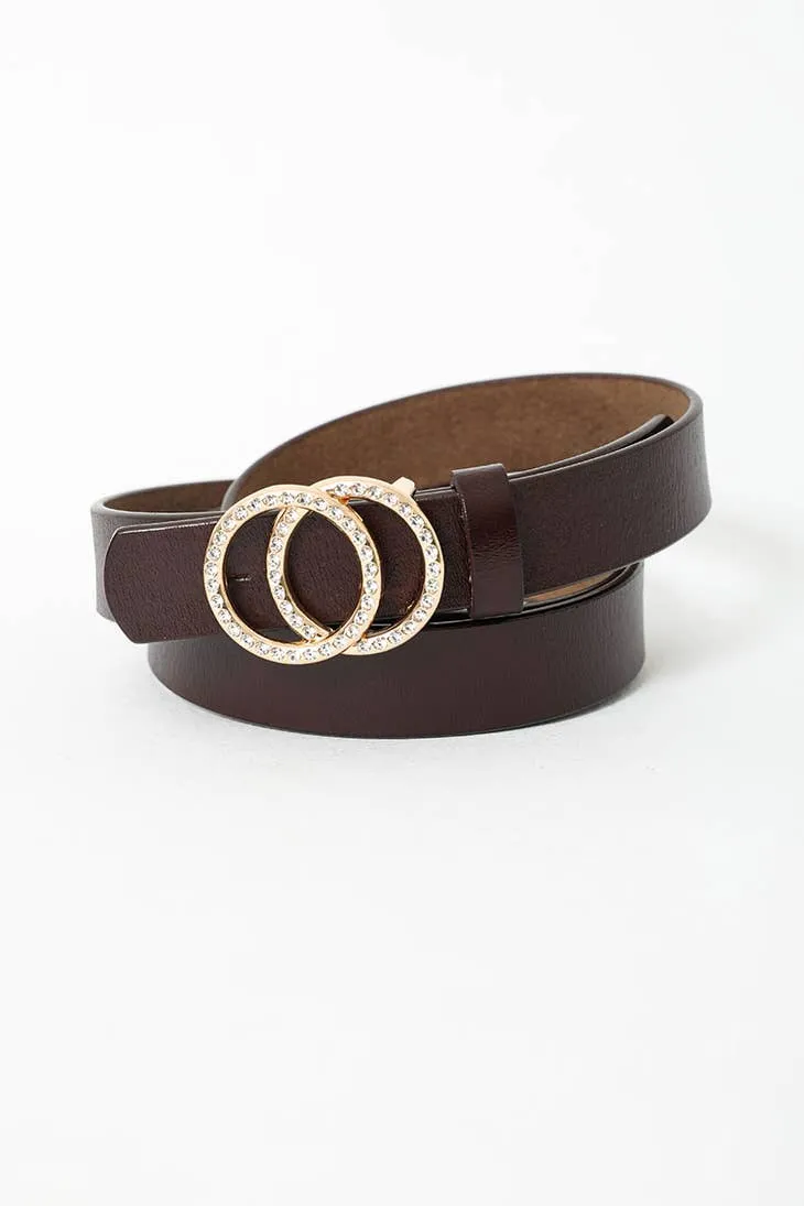 Double Ring Bling Belt