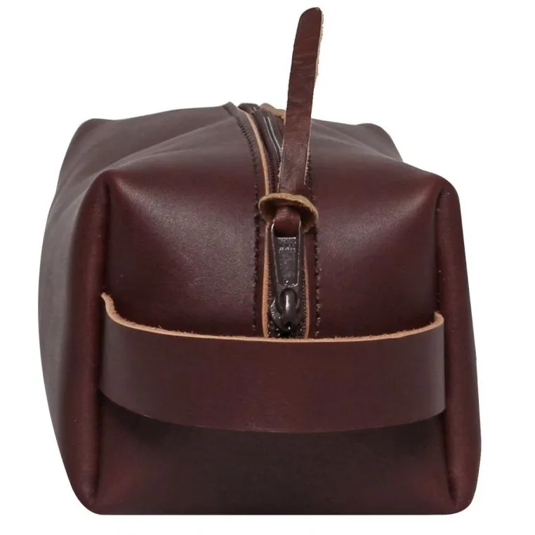Duluth Pack Medium Leather Travel Kit Bag