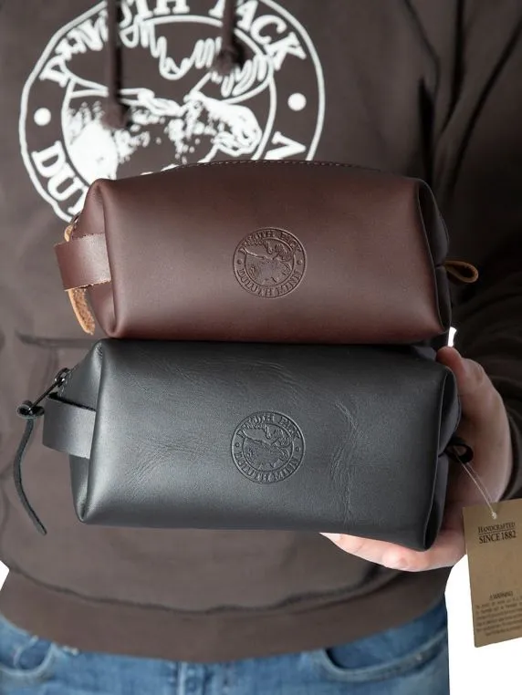 Duluth Pack Medium Leather Travel Kit Bag