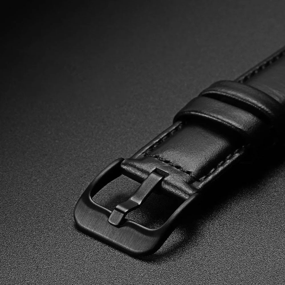 Dux Ducis - Samsung Galaxy Watch 7 (40mm) Genuine Leather Band 20mm (Wrist Circumference: 170-220mm) - Black