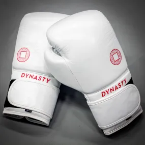 Dynasty Emperor 3 Boxing Gloves (White / Red)