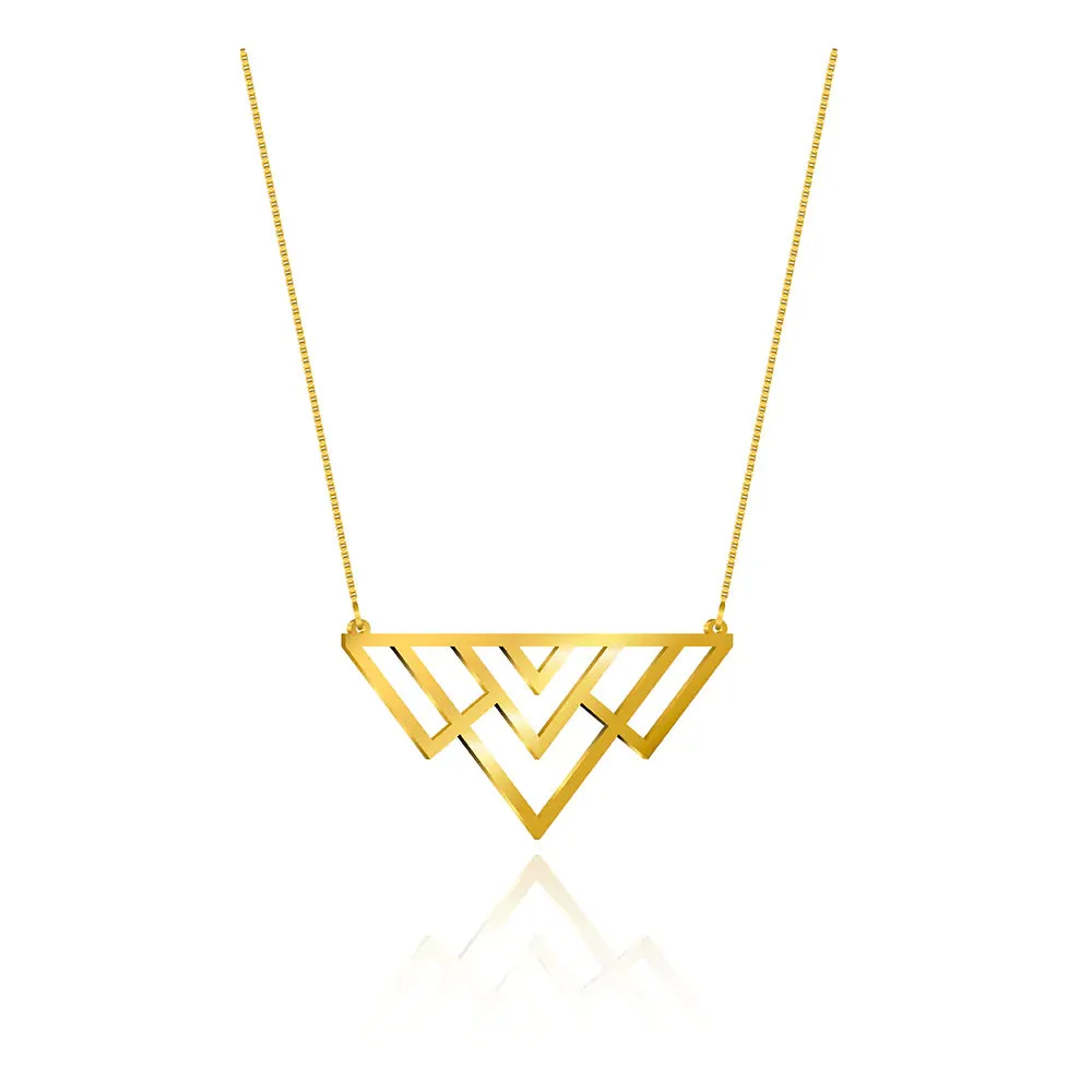 Elegant Icicle Pendant Necklace