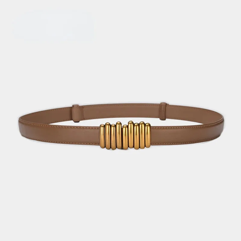 Emma Golden Lines Knot Belt