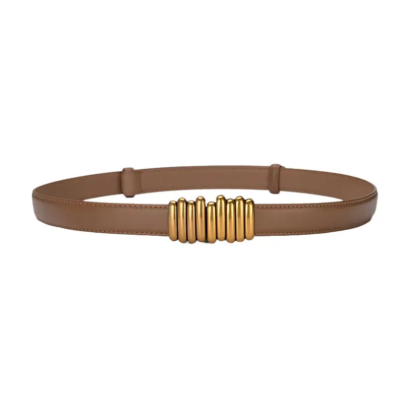 Emma Golden Lines Knot Belt