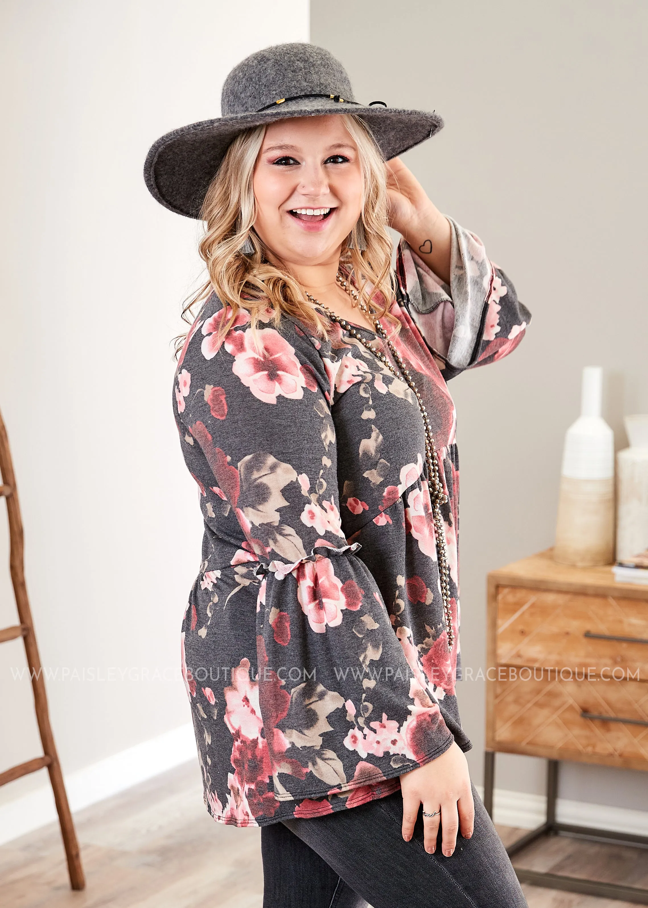 Floral a La Mode Top  - FINAL SALE