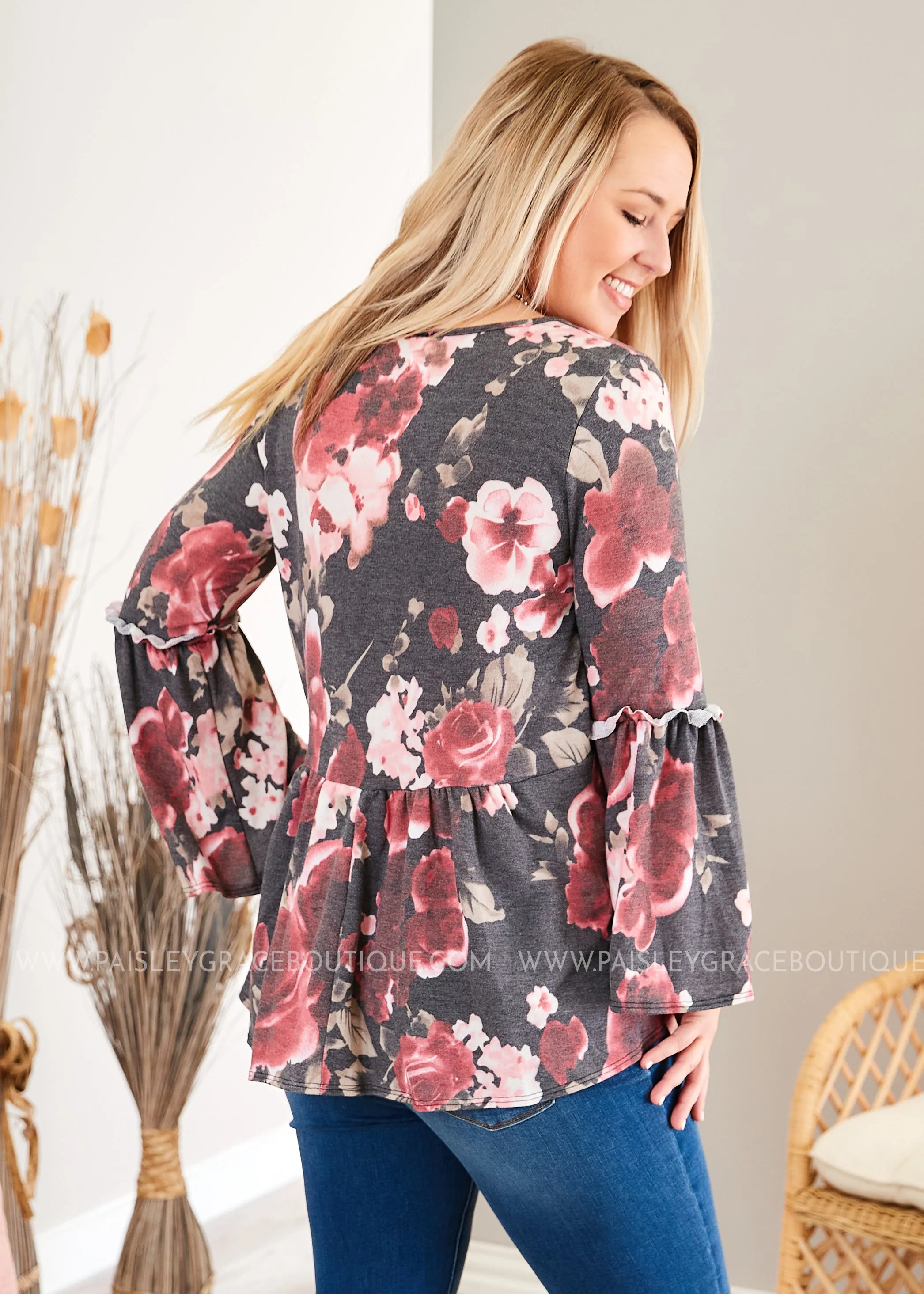 Floral a La Mode Top  - FINAL SALE