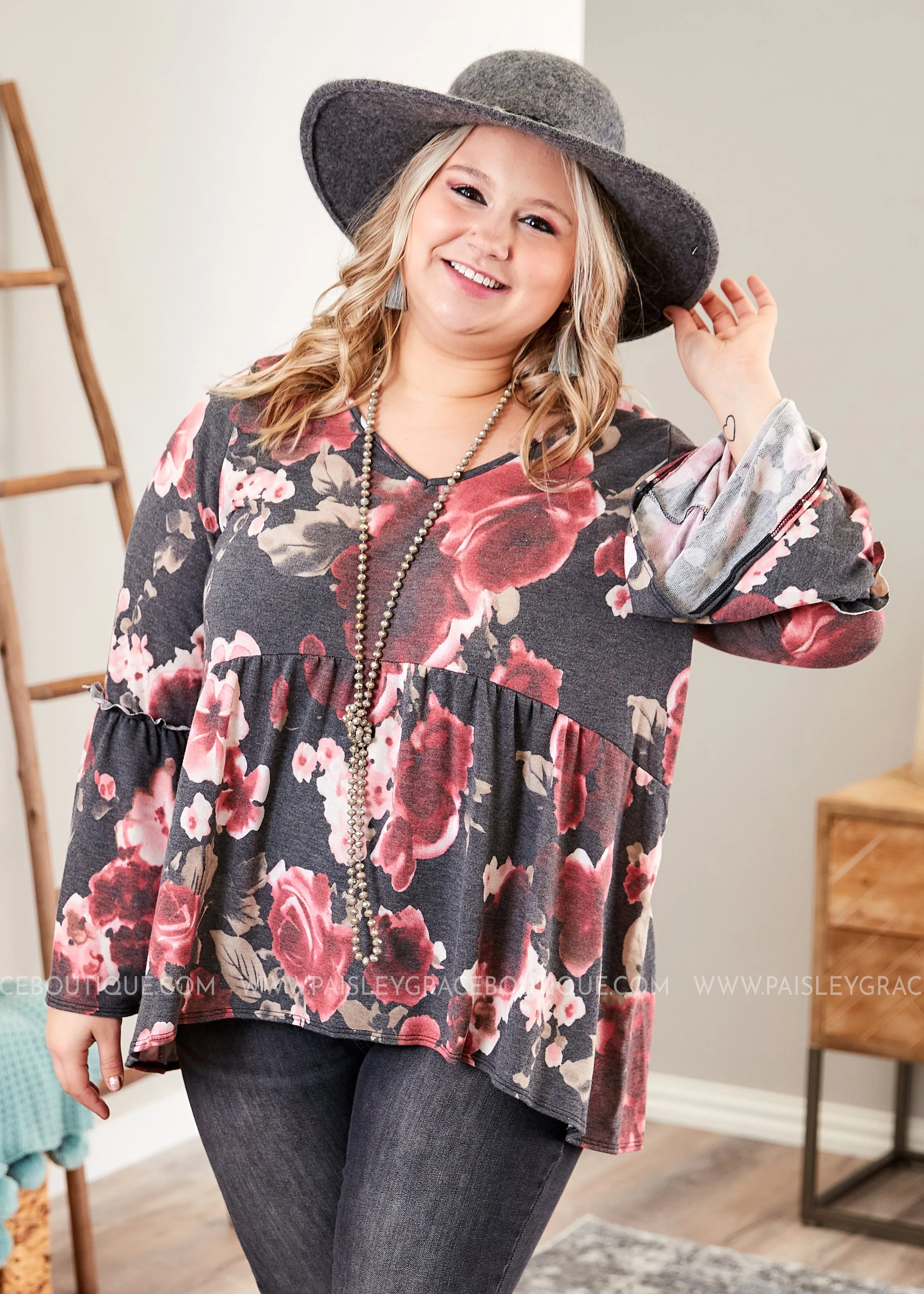 Floral a La Mode Top  - FINAL SALE