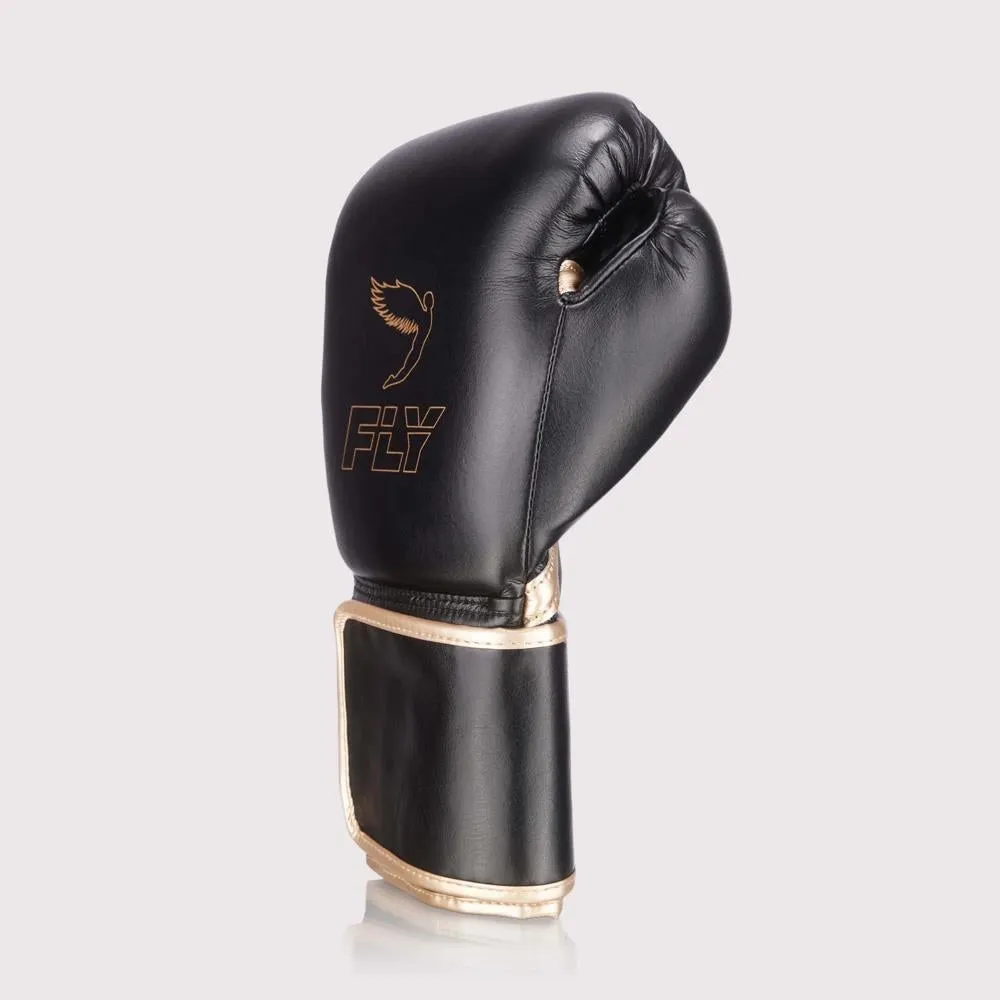 Fly Superloop X Boxing Gloves - Black/Gold
