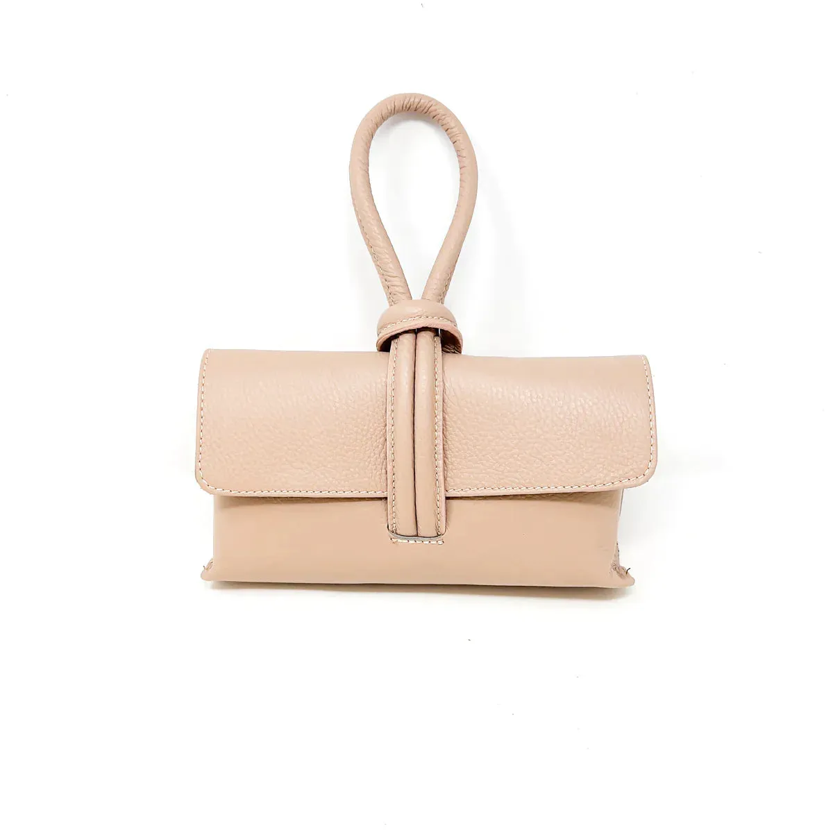 German Fuentes Leather Wristlet Bag