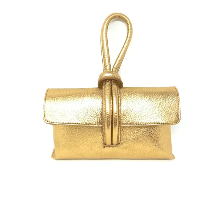 German Fuentes Leather Wristlet Bag
