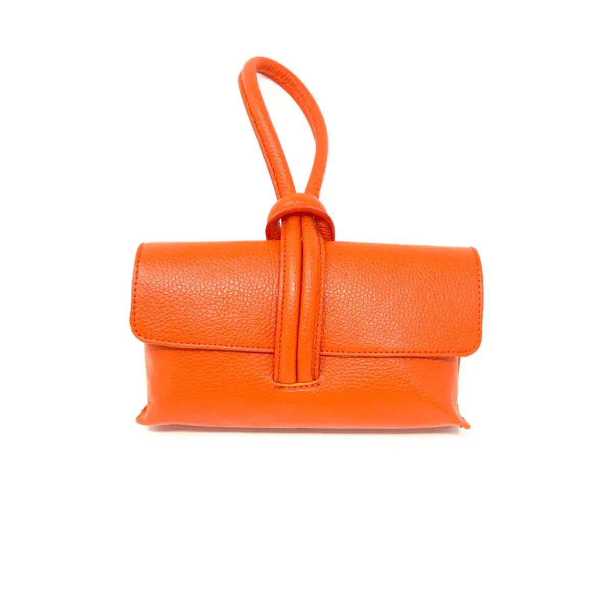 German Fuentes Leather Wristlet Bag