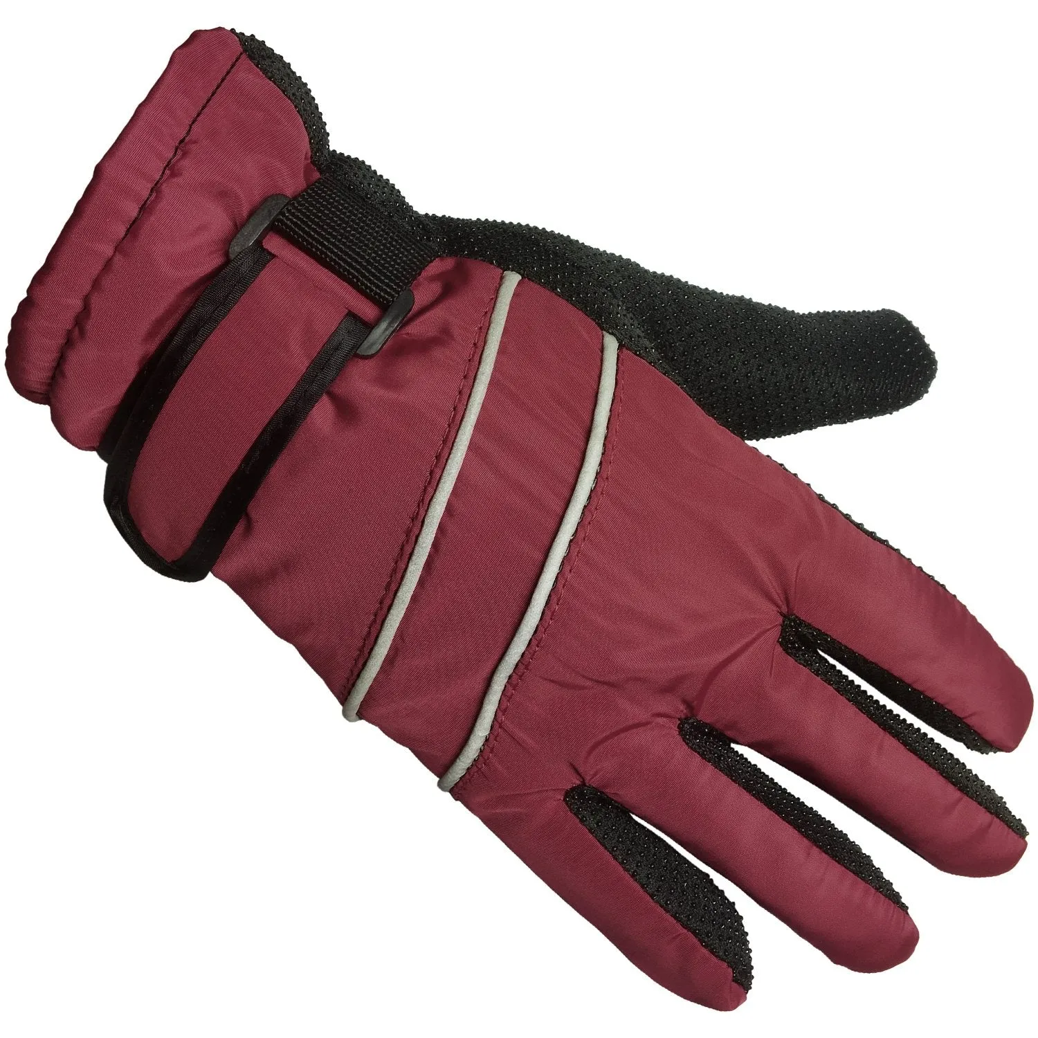 Girls Thermal Lined Winter Gloves with Gripper Palms